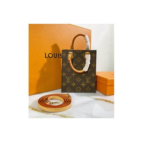 m69442 lv|LOUIS VUITTON Louis Vuitton Monogram Petite Sac Plat .